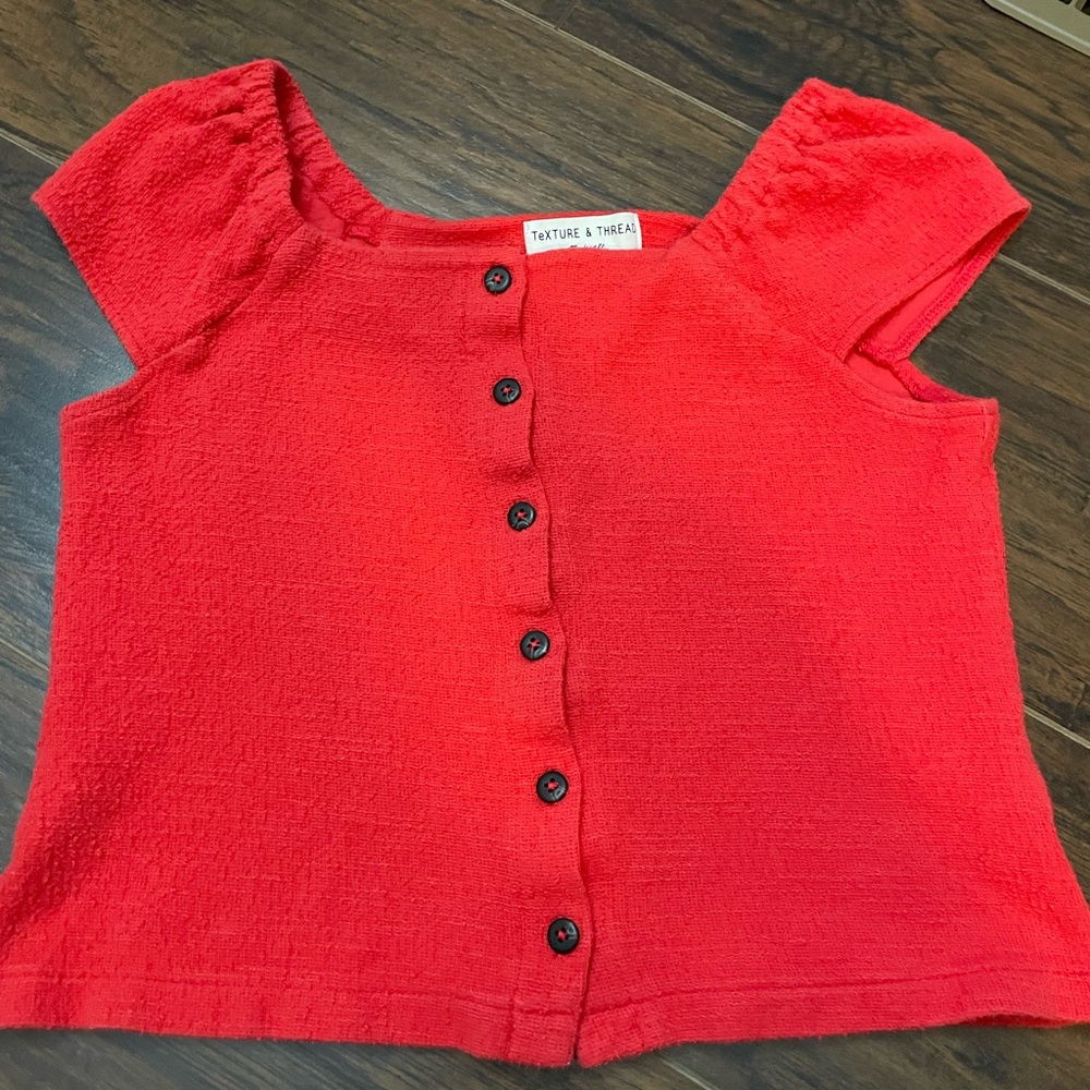 Madewell coral top